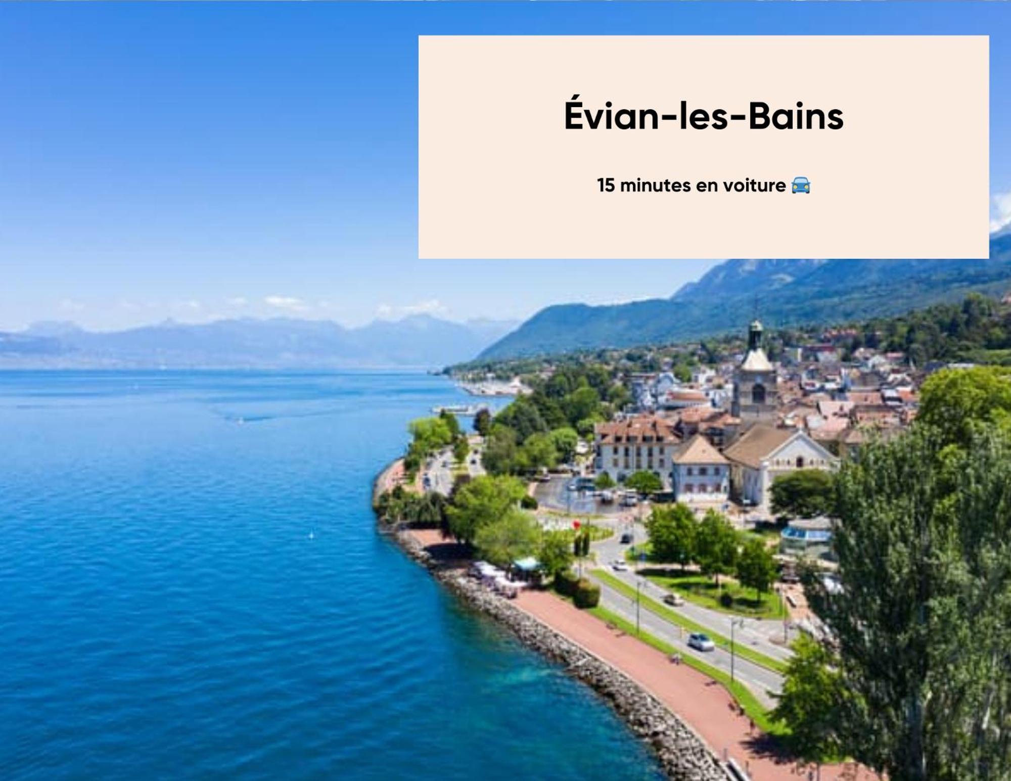 Ferienwohnung Cosy Et Moderne - Dent D'Oche Thonon-les-Bains Exterior foto